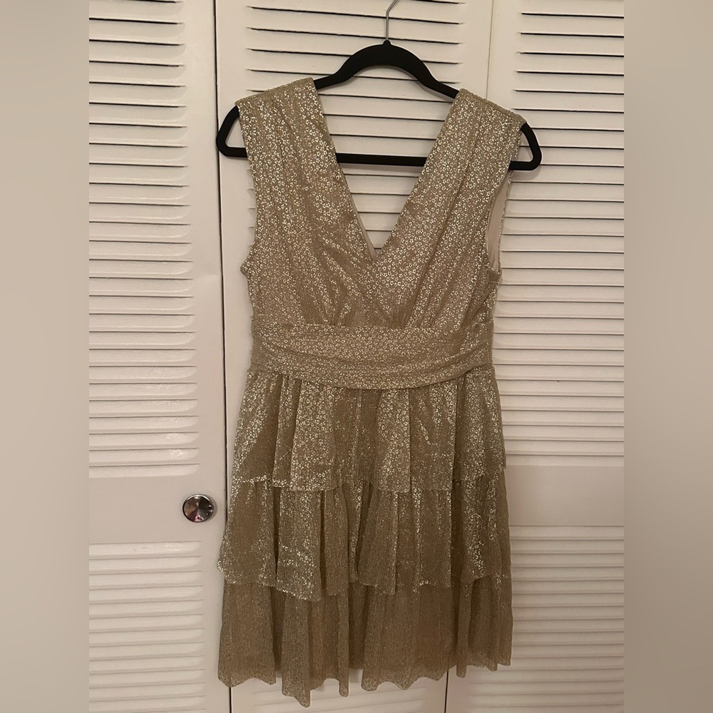 Lilly Pulitzer Gold Shimmer Dress